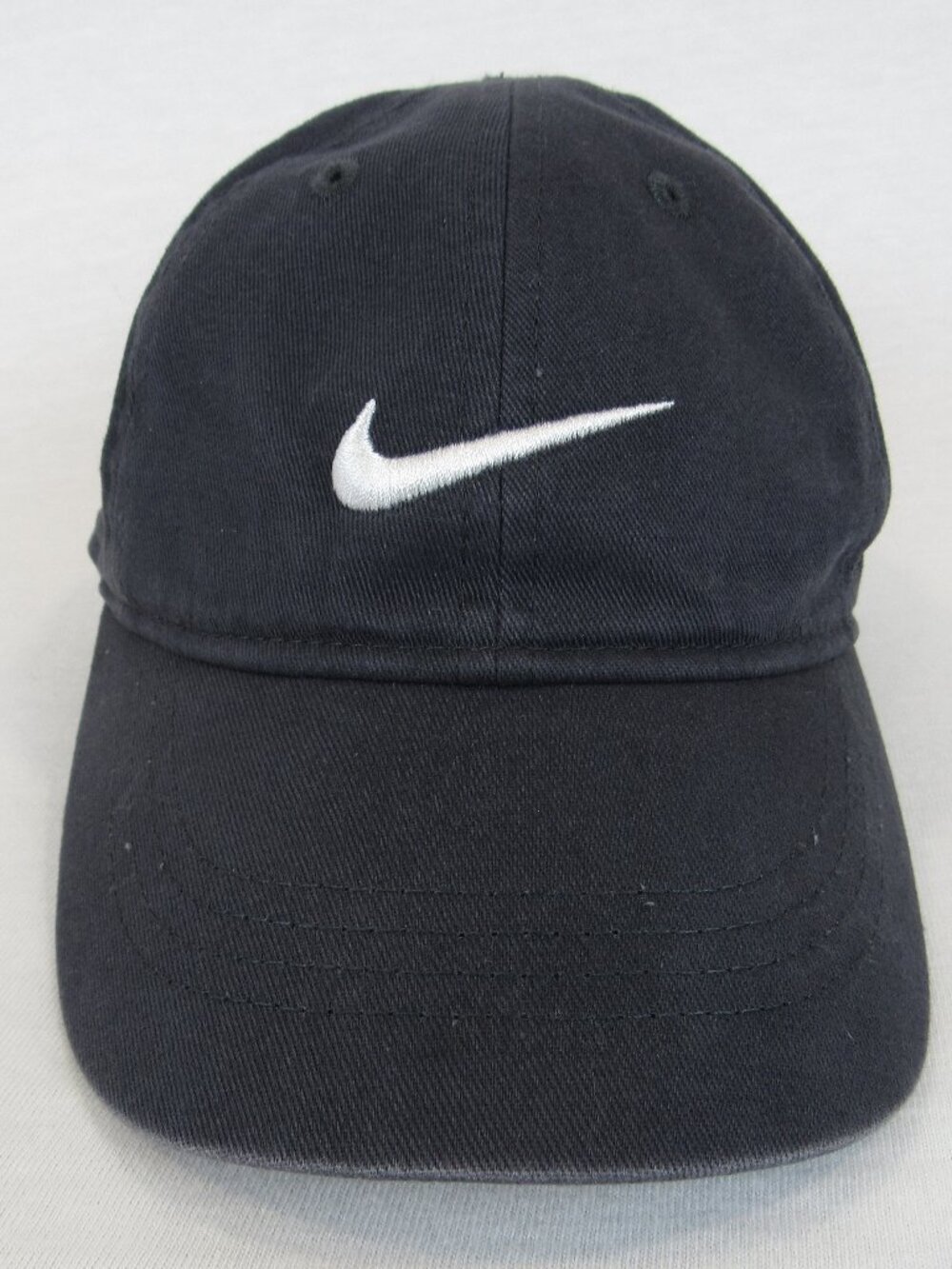 Nike Boys Toddler 2T-4T Cap Swoosh 100% Cotton Adjustable Baseball Gray Hat